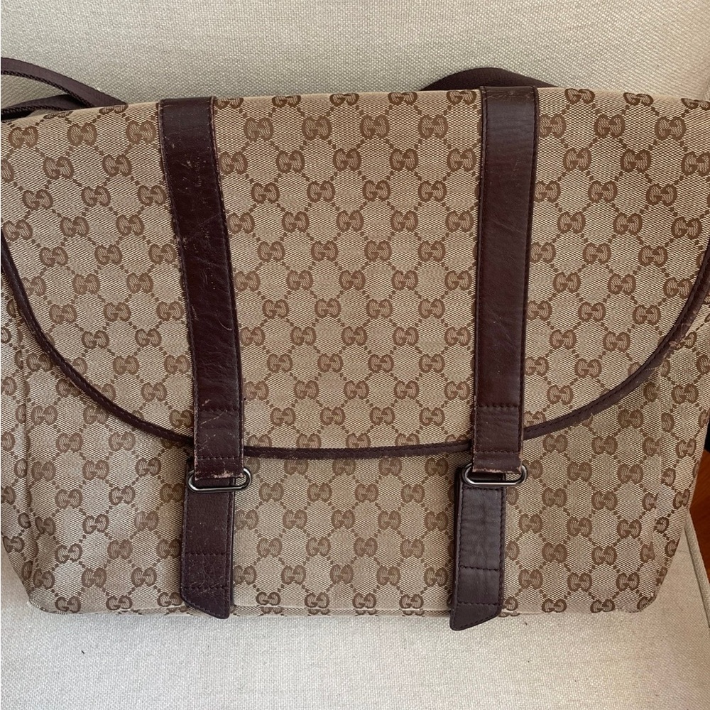 Gucci Brown Monogram Men's Bag